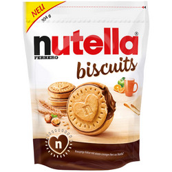 Продуктови Категории Шоколади Nutella Бисквити с крем пълнеж от ядкова нуга 304 гр